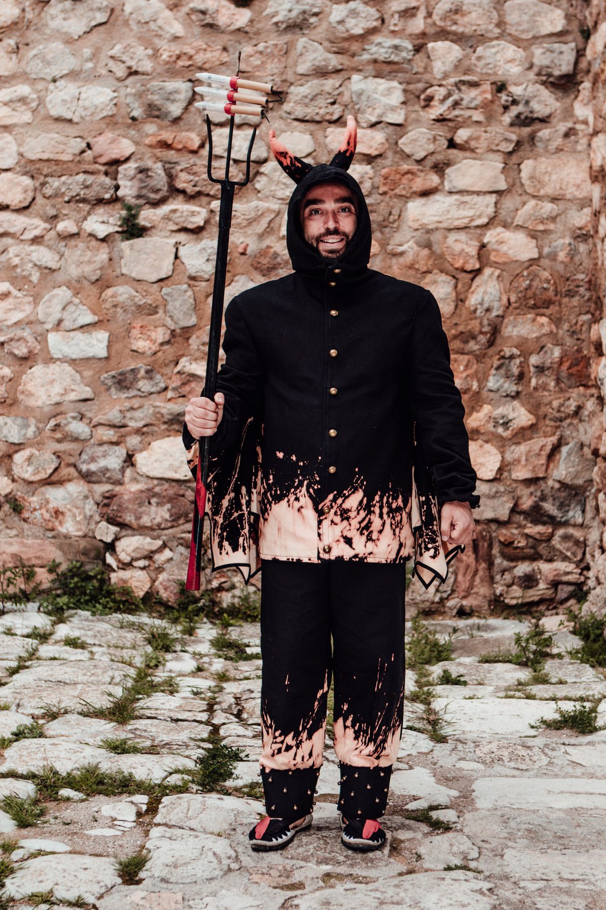 Un diable amb la forca, vestit del projecte Inferis