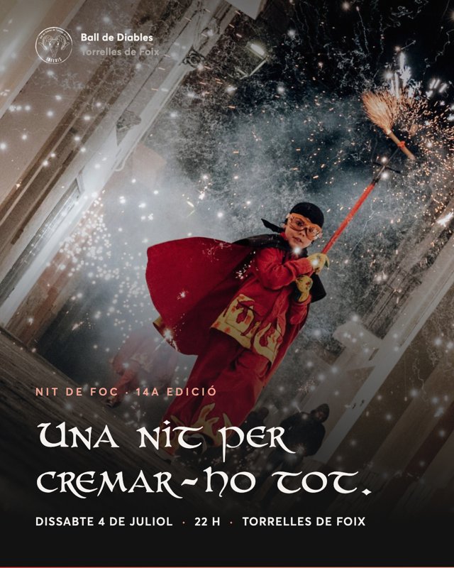 Exemple de post d'Instagram: Nit de Foc